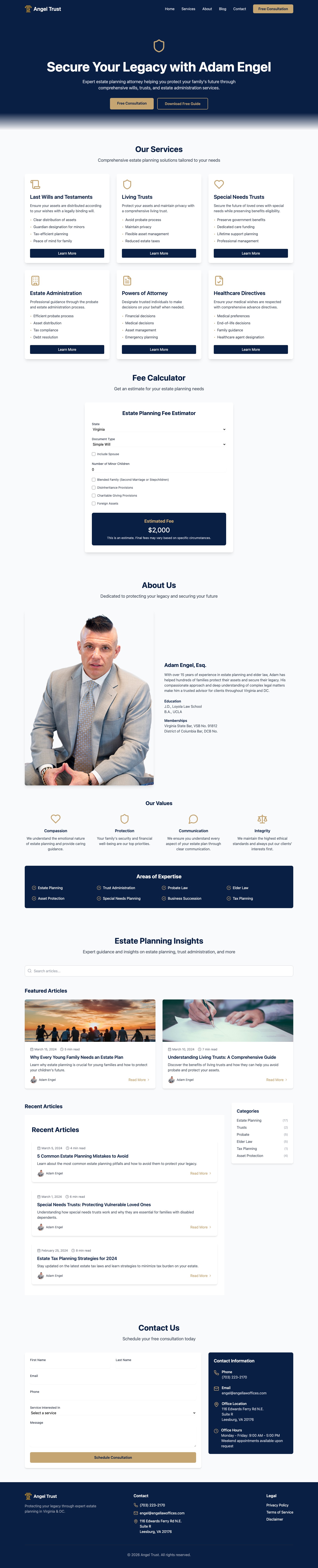 Angel Trust - Legal Services Platform